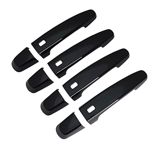 AOKIO Glossy Black Exterior Door Handle Cover Trim for Chevy - Product Imagery