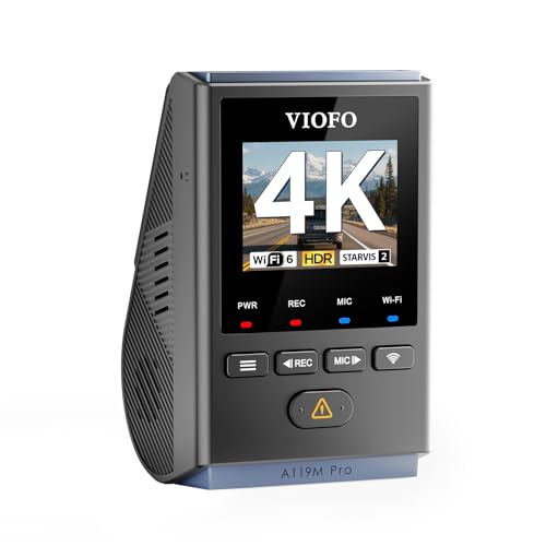 VIOFO A119M Pro 4K HDR Mini Dash Cam, STARVIS 2 IMX678 Sensor, - Product Imagery