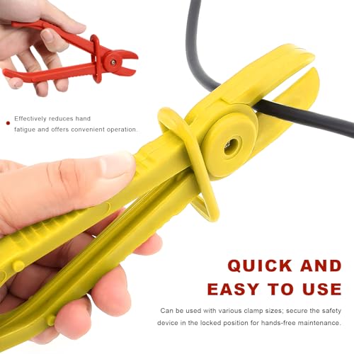6 PCS Hose Clamp Pliers, 3 Size Plastic Hose Pinch Clamp Tools - Product Imagery