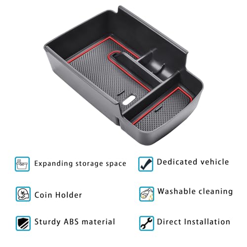 Center Console Organizer Tray for 2024 2025 2026 Chevy Trax - Product Imagery