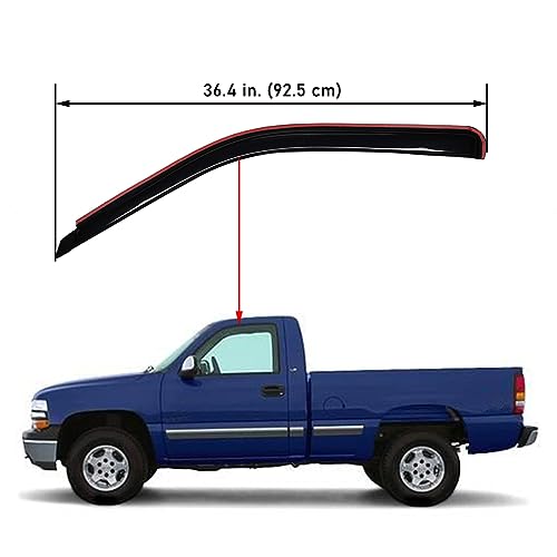 Lightronic Extra Durable in-Channel Vent Window Visor, Fits - Product Imagery