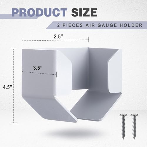 Zonon 2 Pieces Air Gauge Holder Tire Pressure Gauge Holder Air - Product Imagery
