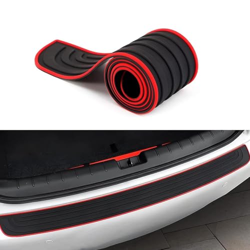 Car Rear Bumper Protector, 41 x 3.5 Inch Rubber Anti-Scratch - Product Imagery