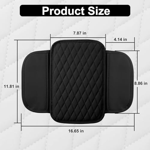 BFXM Car Center Console Cover with 2 Organizer Pockets Storage - Product Imagery