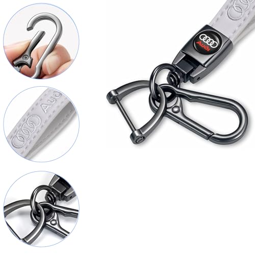 TACOMA Genuine Leather Car Keychain for Key Chain for Men and - Product Imagery