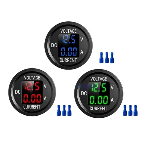 Dc 5-48V Led Dual Digital Display Volt Current Meter 0-10A Mini - Product Imagery