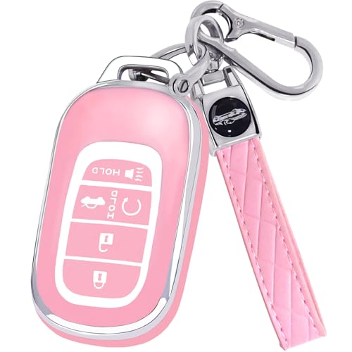 XIYANG TRADE for Honda Key fob Cover with Keychain,Soft TPU - Product Imagery