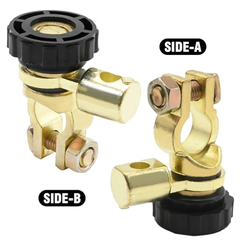 Hoypeyfiy Battery Master Disconnect Cut Off Switch, 360 Degree - Product Imagery