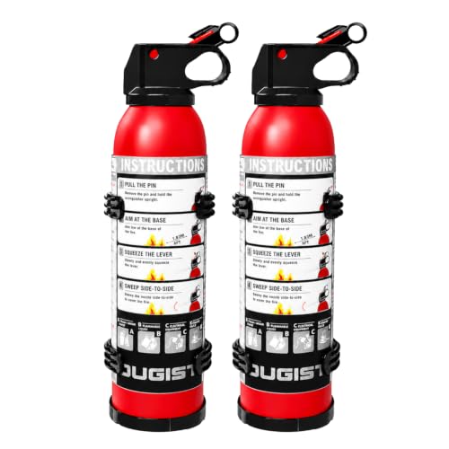 Small Fire Extinguisher for Home & Car – (2-Pack, 1.32lb Each) - Product Imagery