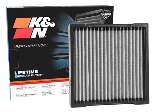 K&N LIFETIME Cabin Air Filter: Premium, Washable, Clean Air for - Product Imagery