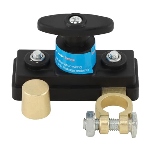 12V 24V Battery Disconnect Switch, Heavy Duty Master Battery - Product Imagery