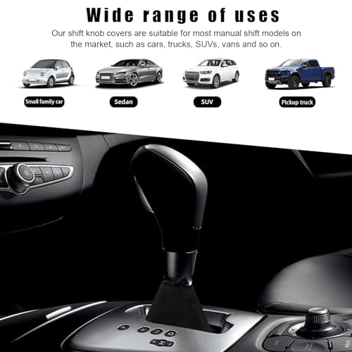 Car Shift Knob Dust Cover, Shift Boot Cover, Hyper Fabric - Product Imagery