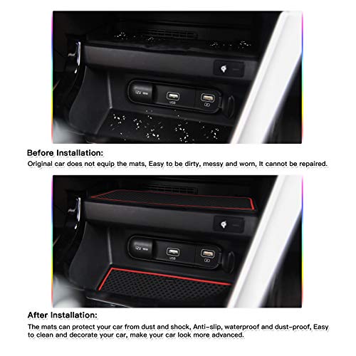 SKTU for 2021 2022 2023 2024 2025 2026 Kia Seltos Door Slot Mat - Product Imagery