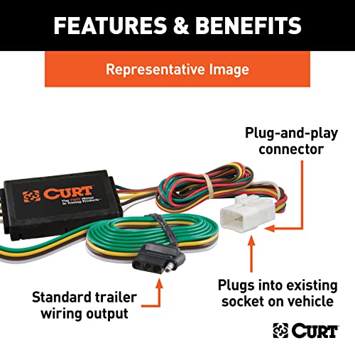 CURT Manufacturing 55106 T-Connector - Product Imagery