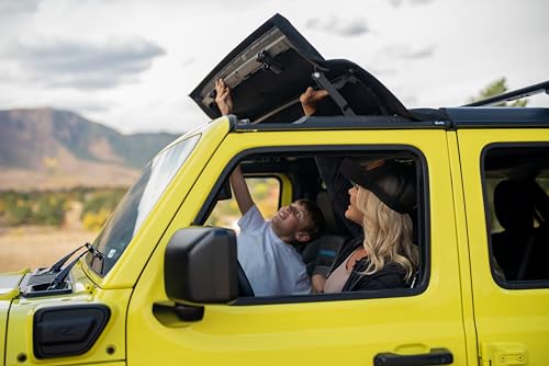 Bestop Sunrider for Hardtop Black Twill 5245417 for Jeep JL & JT - Product Imagery