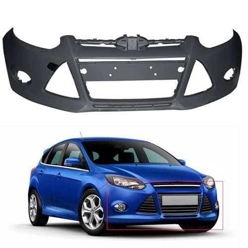 Front Bumper Cover Primed Replacement for 2012 2013 2014 Focus - Product Imagery