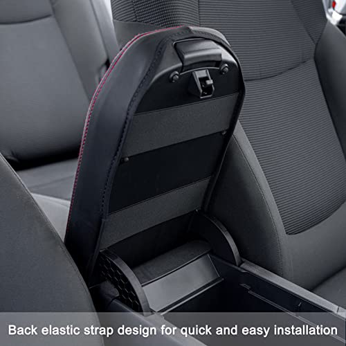 Center Console Cover for 2019-2025 Toyota Rav4 Red - Product Imagery