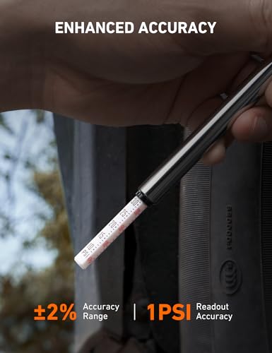 AstroAI Pencil Tire Pressure Gauge, 2 Pack 10-75 PSI Stainless - Product Imagery