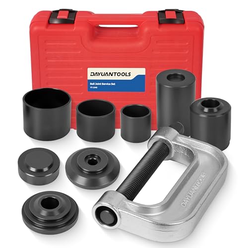 DAYUAN Ball Joint Press & U Joint Removal Tool Kit, Red Case - Product Imagery