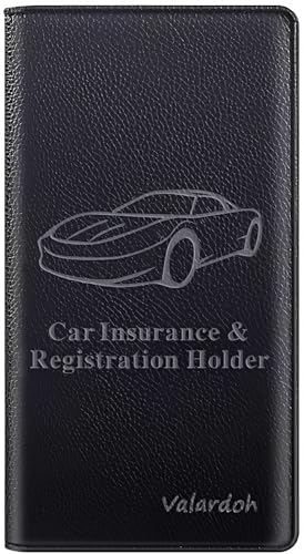 Valardoh Premium Car Registration and Insurance Card Holder, Car - Product Imagery