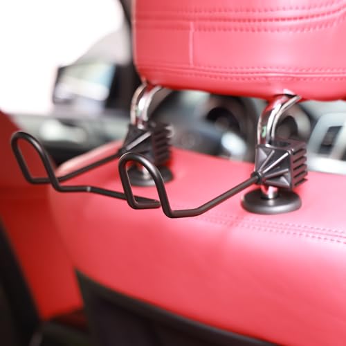 GODLIY Hard Hat Holder for Truck, Heavy-Duty Metal Car Headrest - Product Imagery