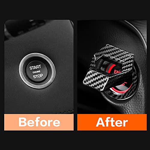 Universal Engine Start/Stop Button Cover,Aluminum Alloy Car - Product Imagery