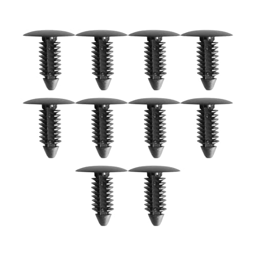 10PCS Car Bumper Plugs, 8mm Rivets License Plate Hole Plugs - Product Imagery