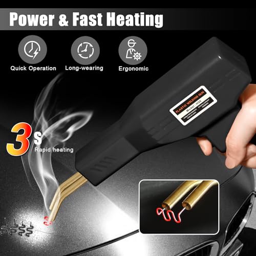 ATOLS Upgraded Plastic Welder, 1000PCS Staples, Pure Copper - Product Imagery