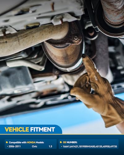 PHILTOP High Flow Catalytic Converter Compatible with Honda - Product Imagery