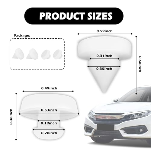 Salior 4PCS Brake Pedal Stop Pad of OEM# 46505-SA5-000,Brake - Product Imagery