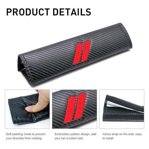 for Dodge Durango Seat Belt Covers for Charger Seat Belt Pads - Product Imagery