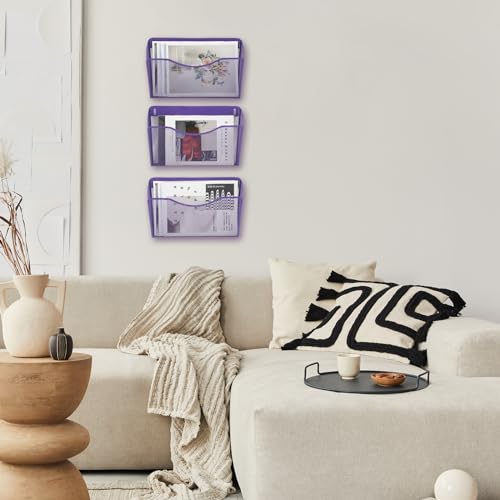 EASEPRES 3 Single Pocket Mesh Hanging File Organizer, Vertical - Product Imagery