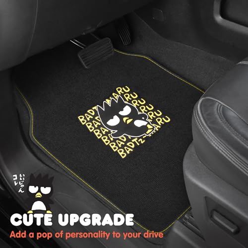 Badtz-Maru Carpet Car Floor Mats - Universal Fit for Cars, SUVs - Product Imagery