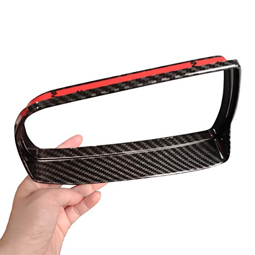 RUIHE Carbon Fiber Color Side Door Mirror Cover Rain Visor Guard - Product Imagery
