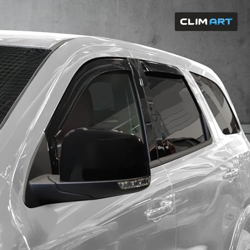 CLIM ART in-Channel Incredibly Durable Rain Guards for Dodge - Product Imagery