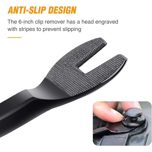 GOOACC Car Panel/Upholstery Fastener Remover Ergonomic Stainless - Product Imagery