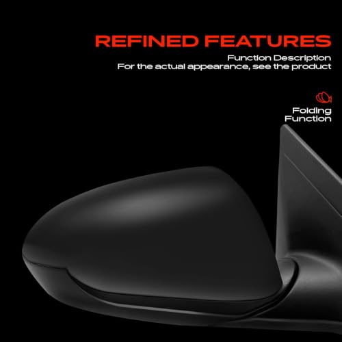 A-Premium Passenger Side Power Door Mirror Compatible with - Product Imagery