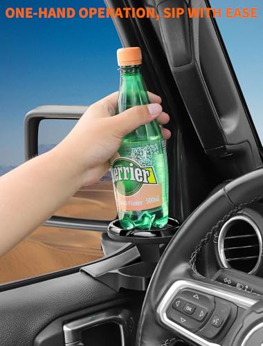 Savadicar Door Cup Holder Compatible with 2018-Present Jeep - Product Imagery