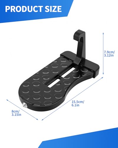 Car Door Step, Aluminum with 400lb Capacity, Anti-Slip Surface, - Product Imagery