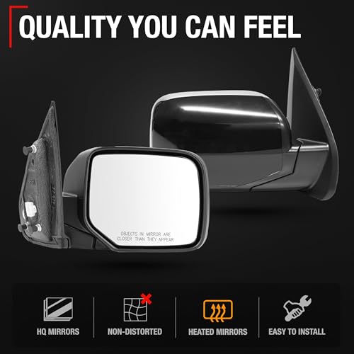 Passenger Side Mirror Replacement - Compatible with 2009-2015 - Product Imagery