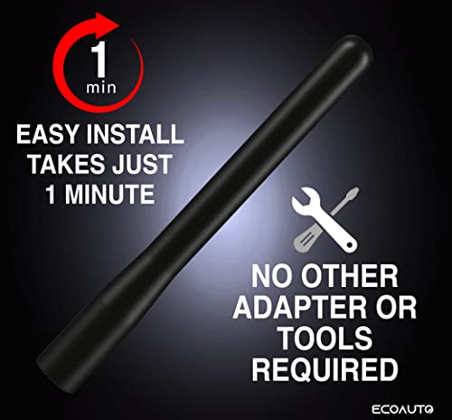 EcoAuto Short Antenna Ford Fits F150 F250 F350 Super Duty, - Product Imagery