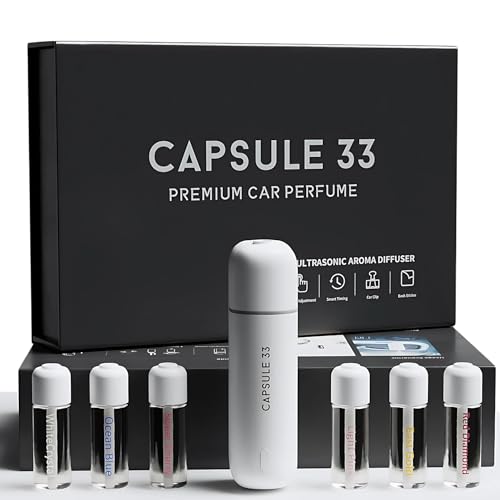 Car Perfume Diffuser, (UPGADED) Air freshener, Waterless - Product Imagery
