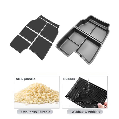 SKTU 2Pcs for 2021-2026 Toyota Sienna Center Console Organizer - Product Imagery