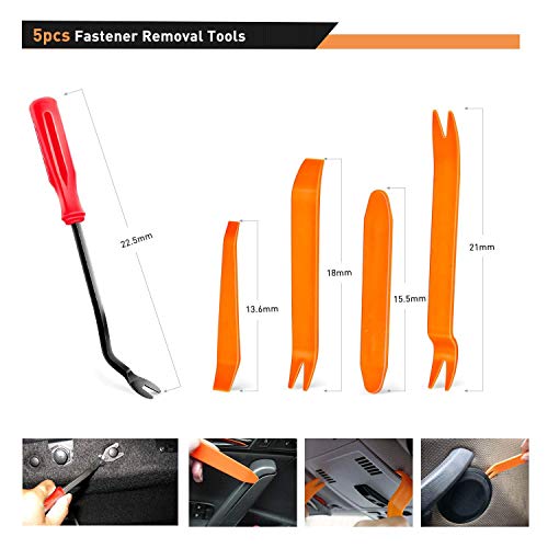 GOOACC 635Pcs Car Push Retainer Clips & Auto Fasteners - Product Imagery