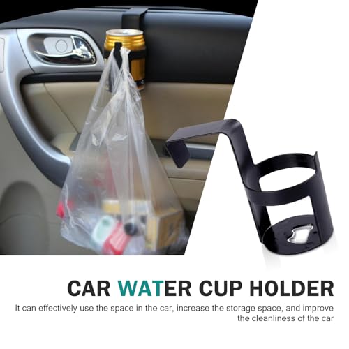 2 PCS Car Hanging Cup Holder, Car Window Glass Seat Armrest Gap - Product Imagery
