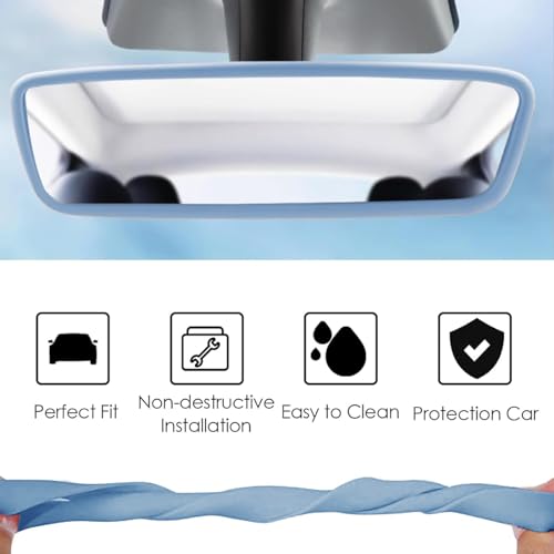 2PCS Protector Trim Frame Compatible with Tesla Model 3 Y - Product Imagery