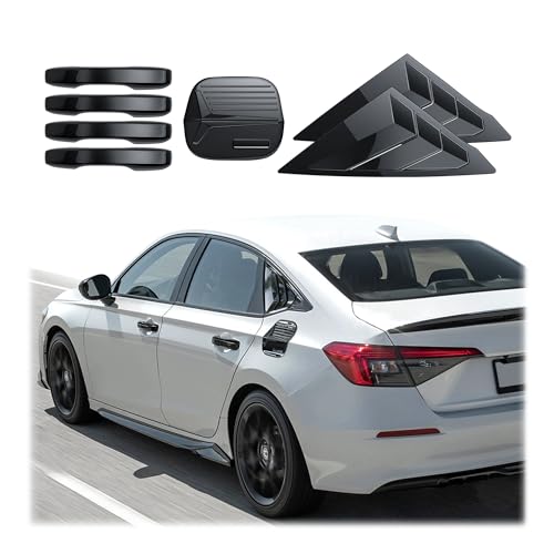 for 2022-2026 Honda Civic Accessories (11th Gen), 7pcs Exterior - Product Imagery