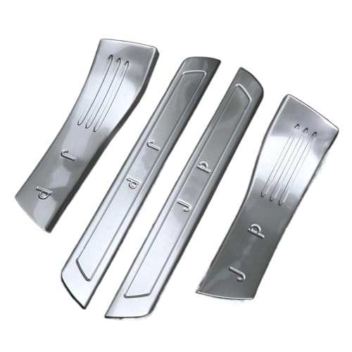 Door Sill Entry Guards Stainless Steel Interior Exterior Fit for - Product Imagery