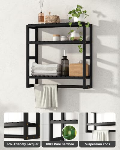Galood Over The Toilet Storage Bathroom Shelves Wall Mounted 3 - Product Imagery