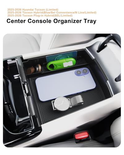 2026 Tucson Center Console Organizer - For 2025-2026 Hyundai - Product Imagery